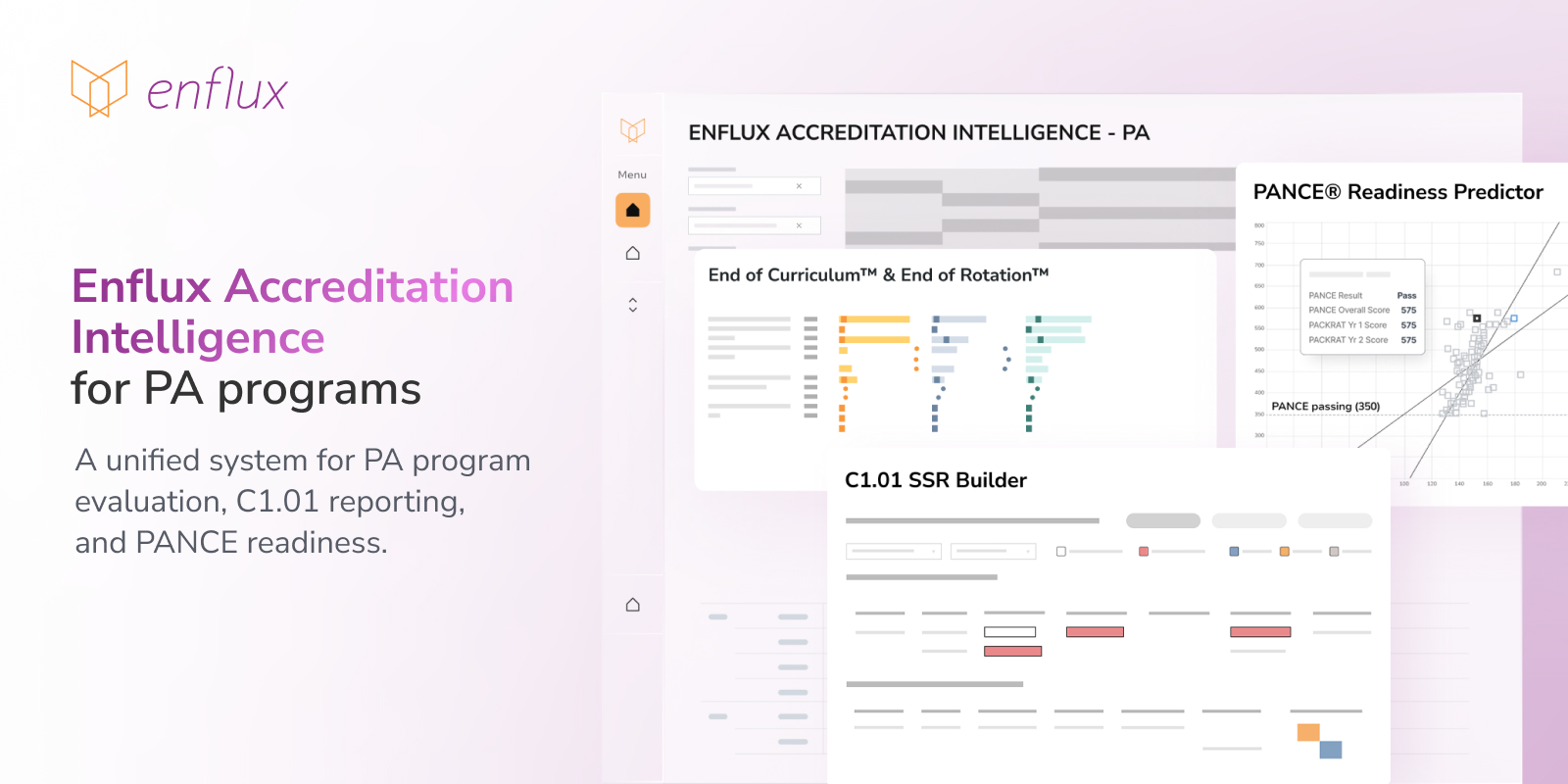 Enflux Accreditation Intelligence for PA programs