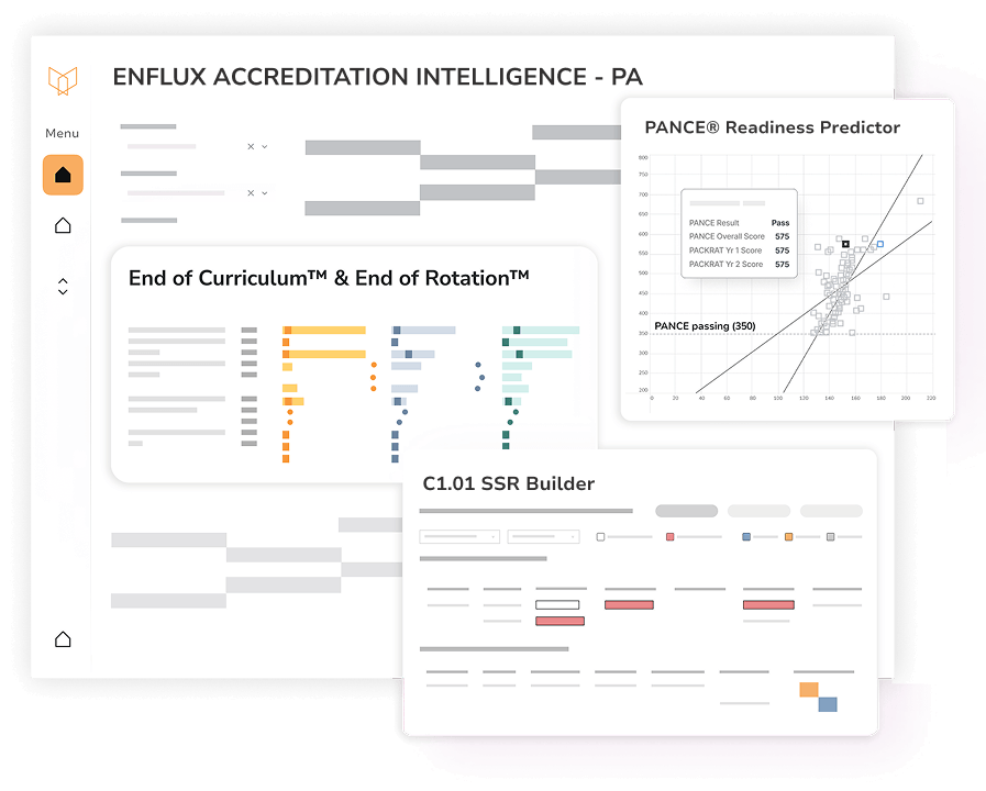 Enflux Accreditation Intelligence for PA programs and ARC-PA accreditation